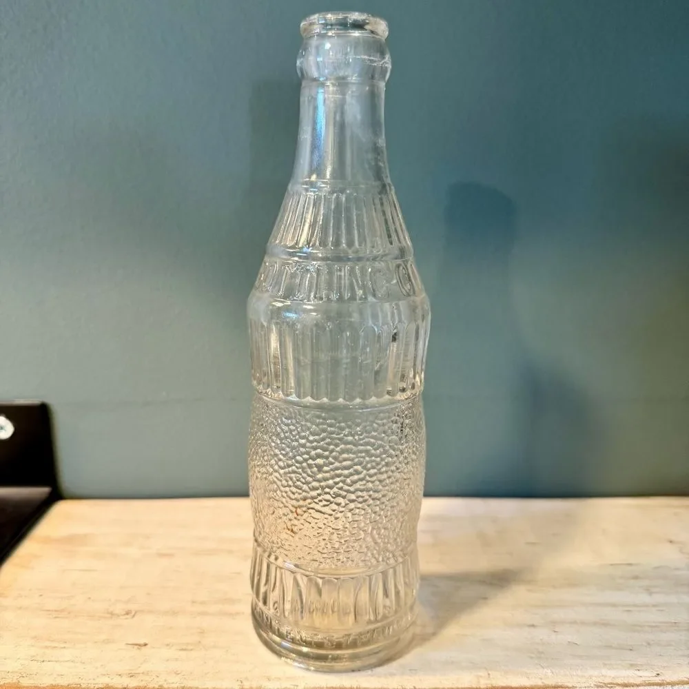Vintage Norfolk Bottling Co Norfolk, Nebraska Clear Glass Soda Bottle